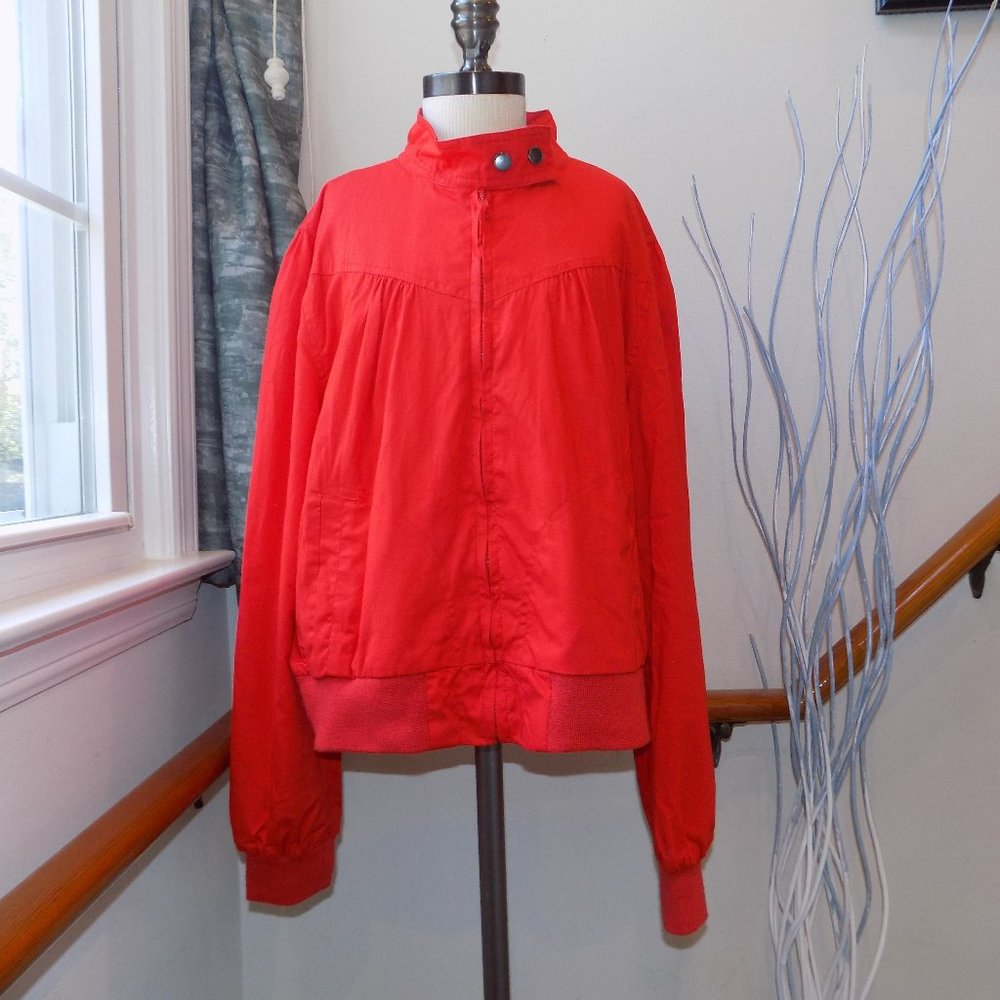 LIPSTICK Red Vintage Jacket Size XL